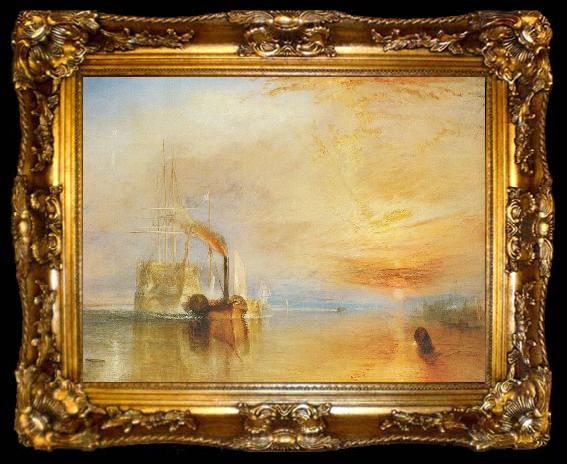 framed  Joseph Mallord William Turner Fighting Temeraire, ta009-2